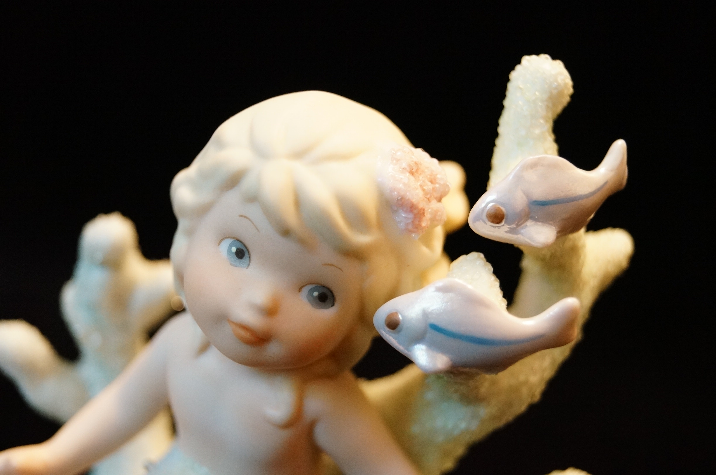 Set of Enesco Japanese Coral Kingdom Figurines