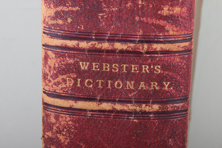 An Antique 1884 Edition of Webster's Dictionary