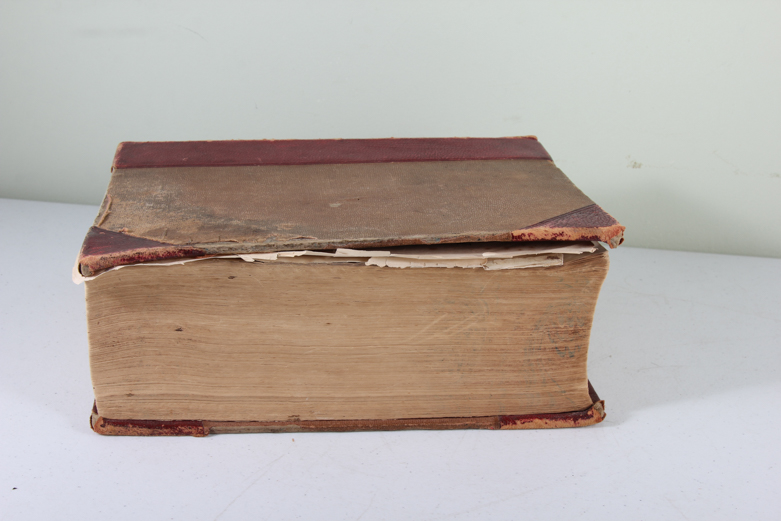 An Antique 1884 Edition of Webster's Dictionary