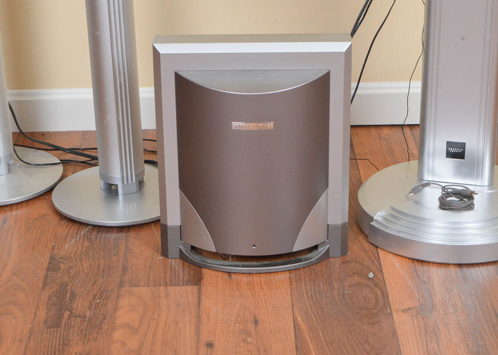 Sharper Image 4-Disc Entertainment Tower With Subwoofer