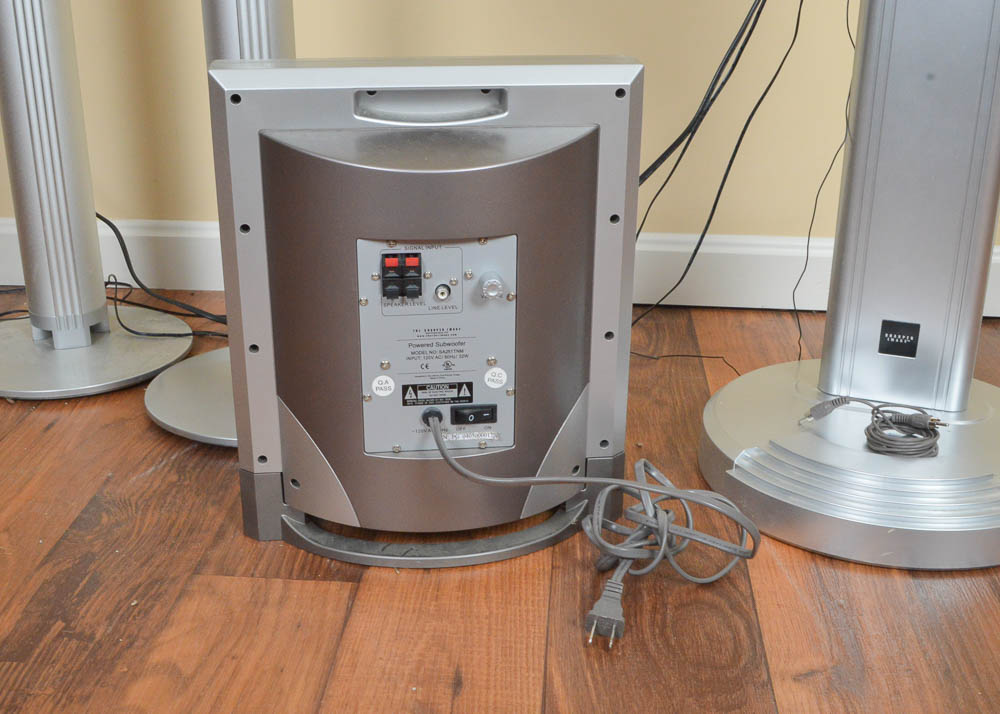 Sharper Image 4-Disc Entertainment Tower With Subwoofer