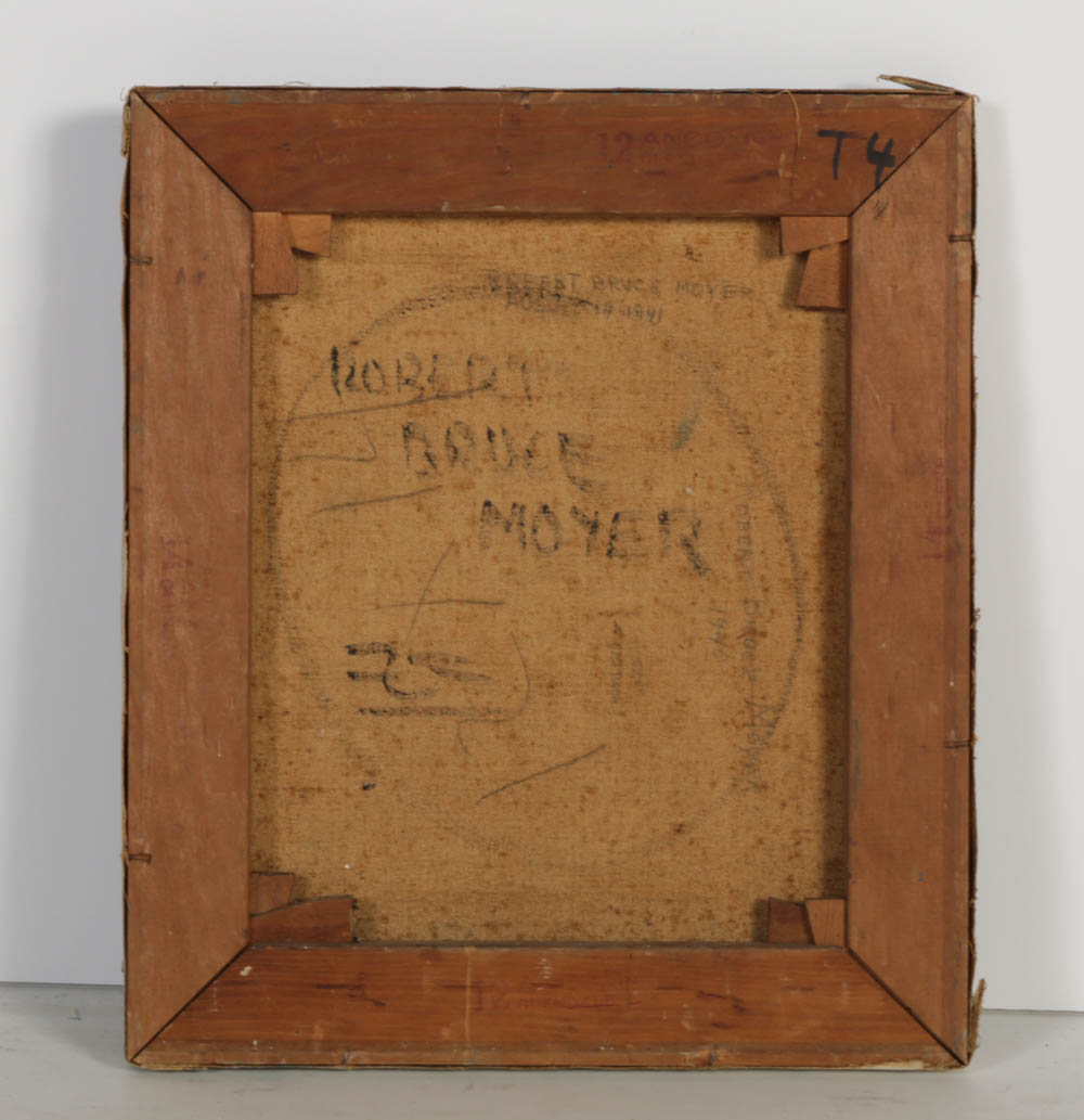 Robert Moyer Oil on Canvas Painting of A Ballerina Dancer