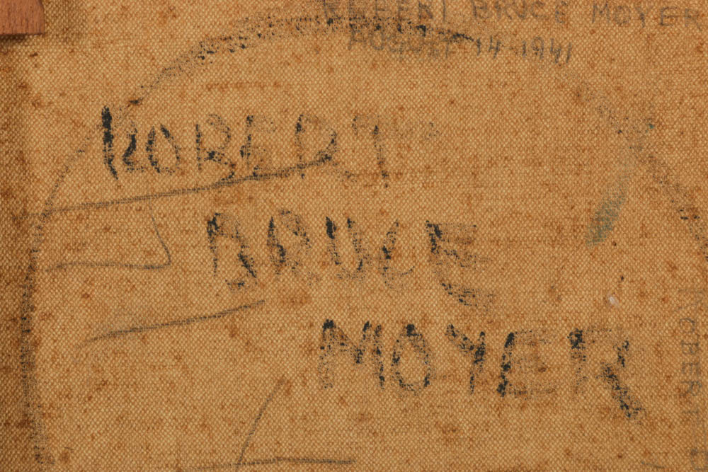 Robert Moyer Oil on Canvas Painting of A Ballerina Dancer