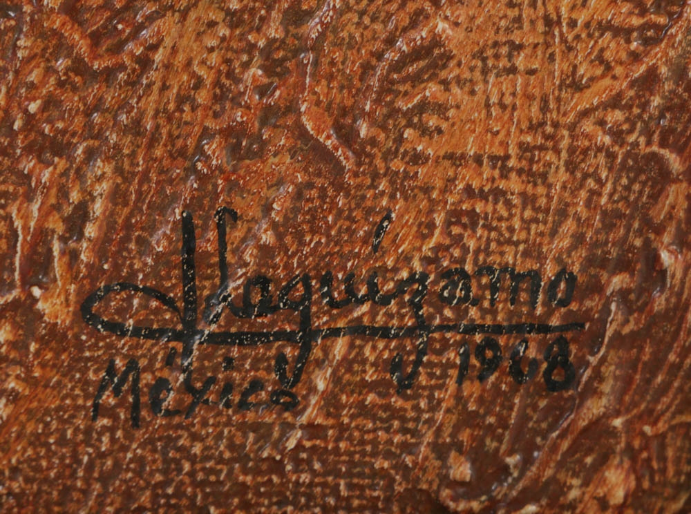 Jorge Leguízamo Signed Oil on Canvas Portrait