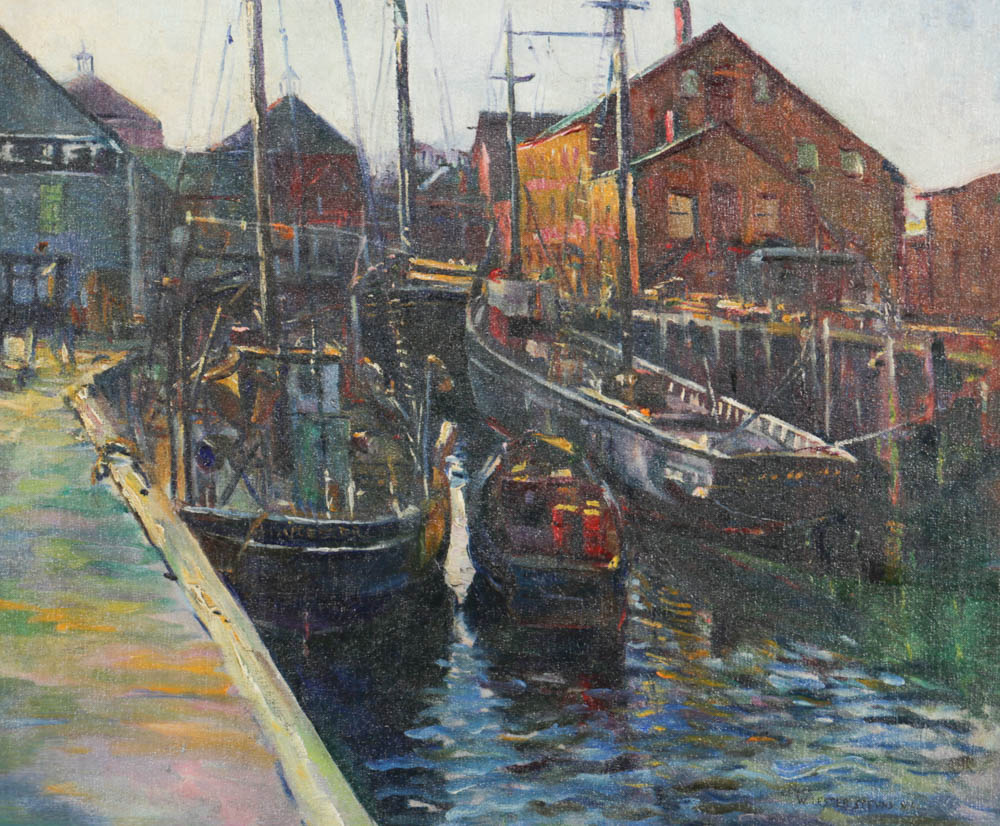 William L. Stevens Signed Oil on Canvas Painting