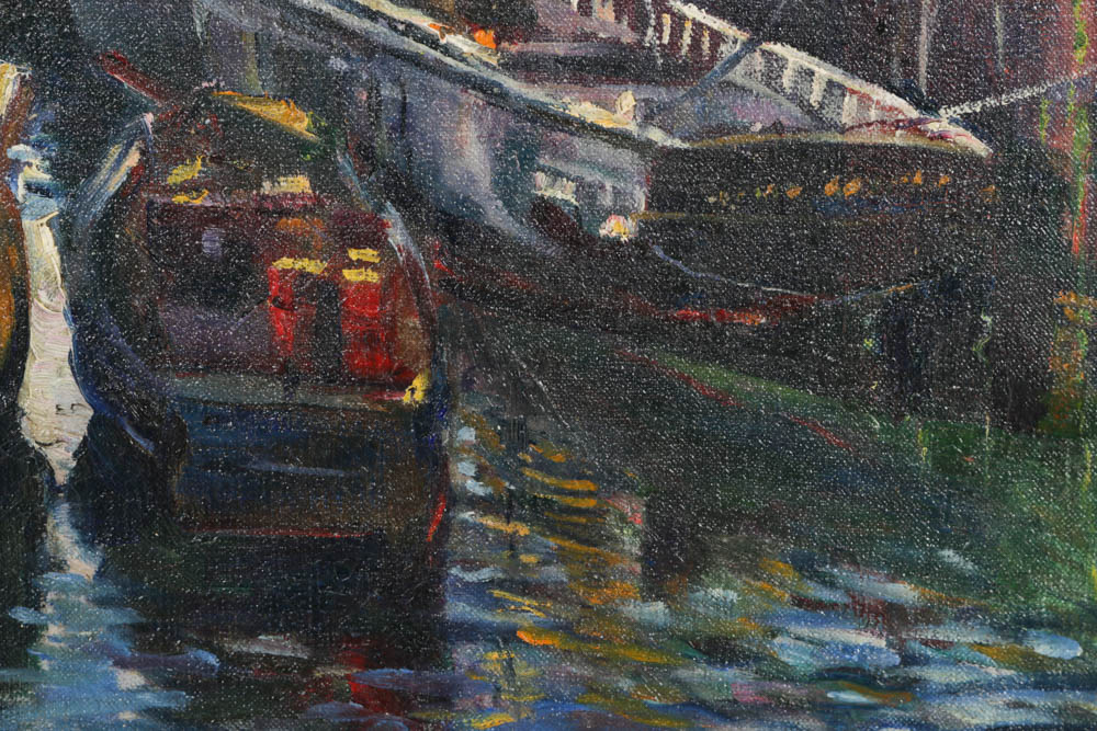 William L. Stevens Signed Oil on Canvas Painting