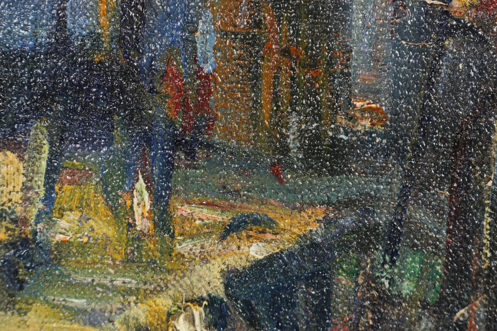 William L. Stevens Signed Oil on Canvas Painting