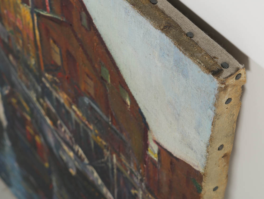 William L. Stevens Signed Oil on Canvas Painting