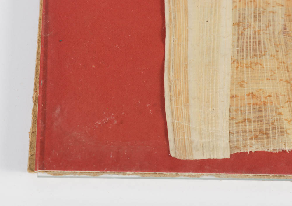 Gouache on Papyrus Paper Paining Hunting Scene