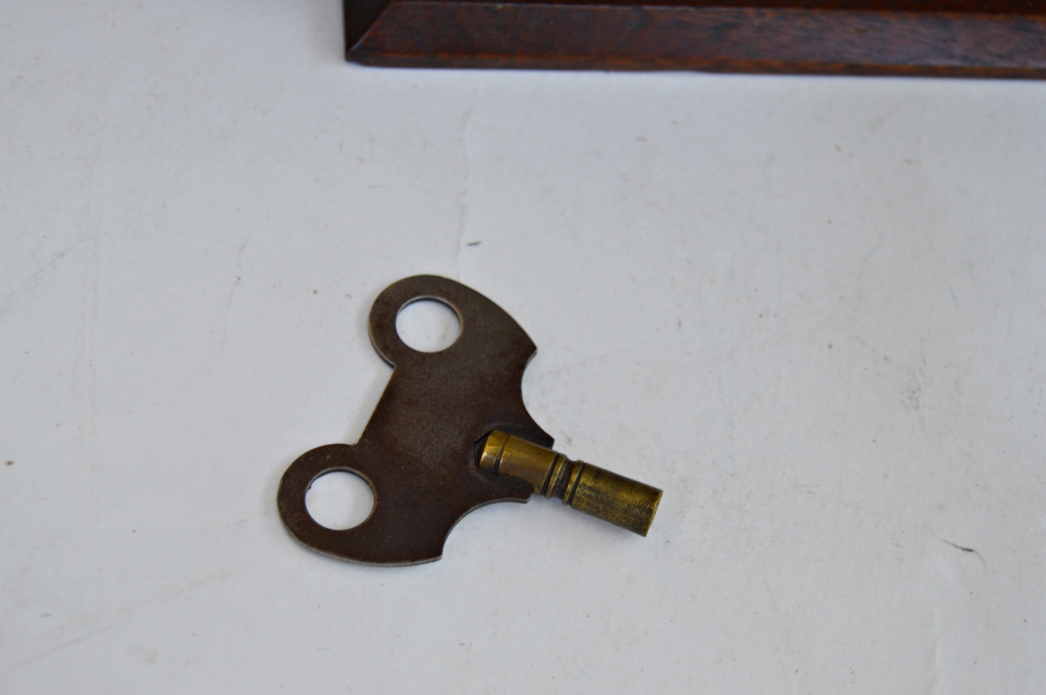 Mid 19th C Victorian Gothic Style Walnut Ansonia Mantle Clock