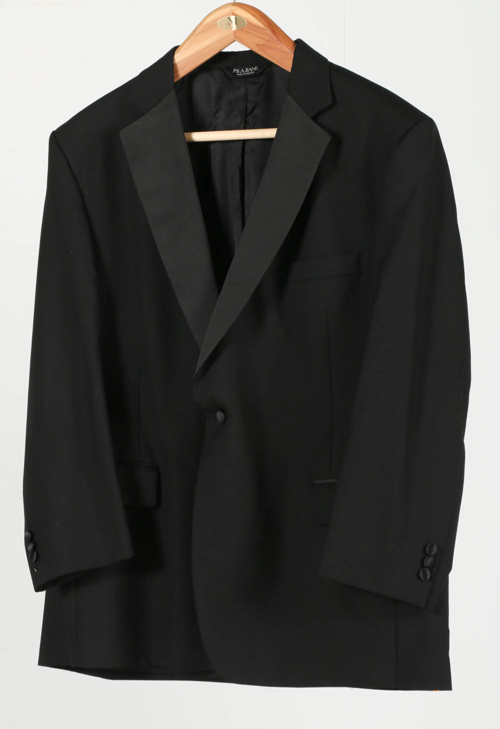 JoS. A. Bank Black Tux and a White Cotton Shirt