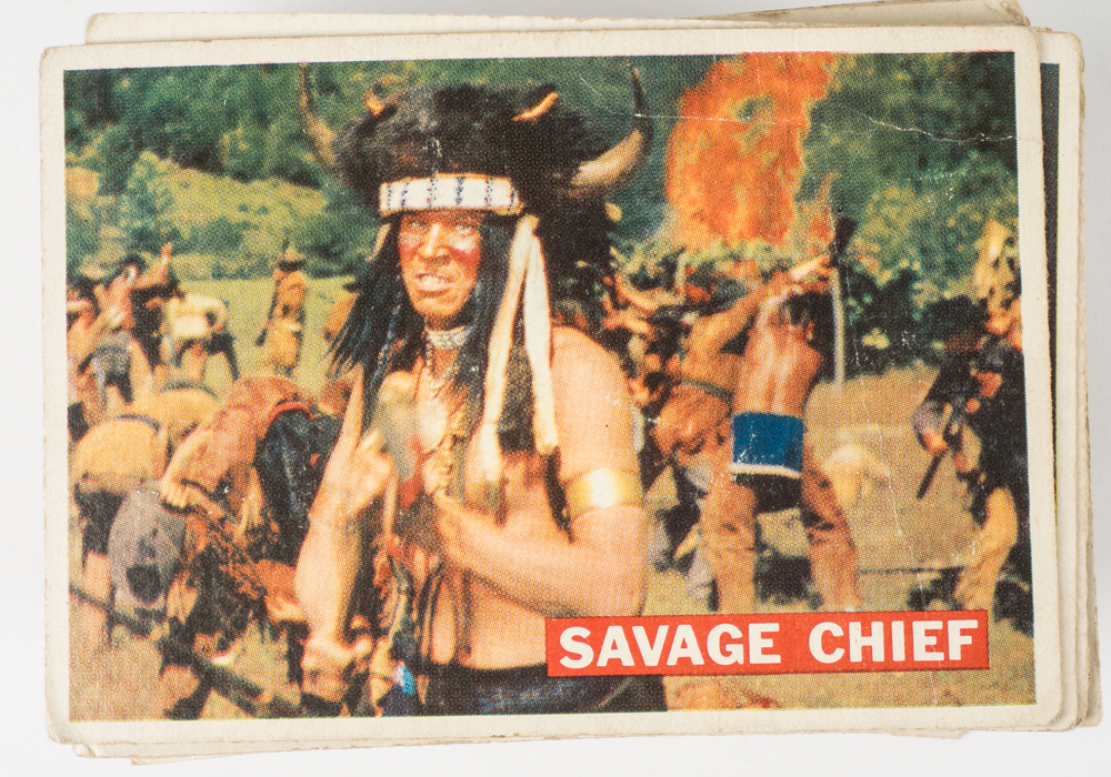 1956 Topps 'Davy Crockett' Serial Cards