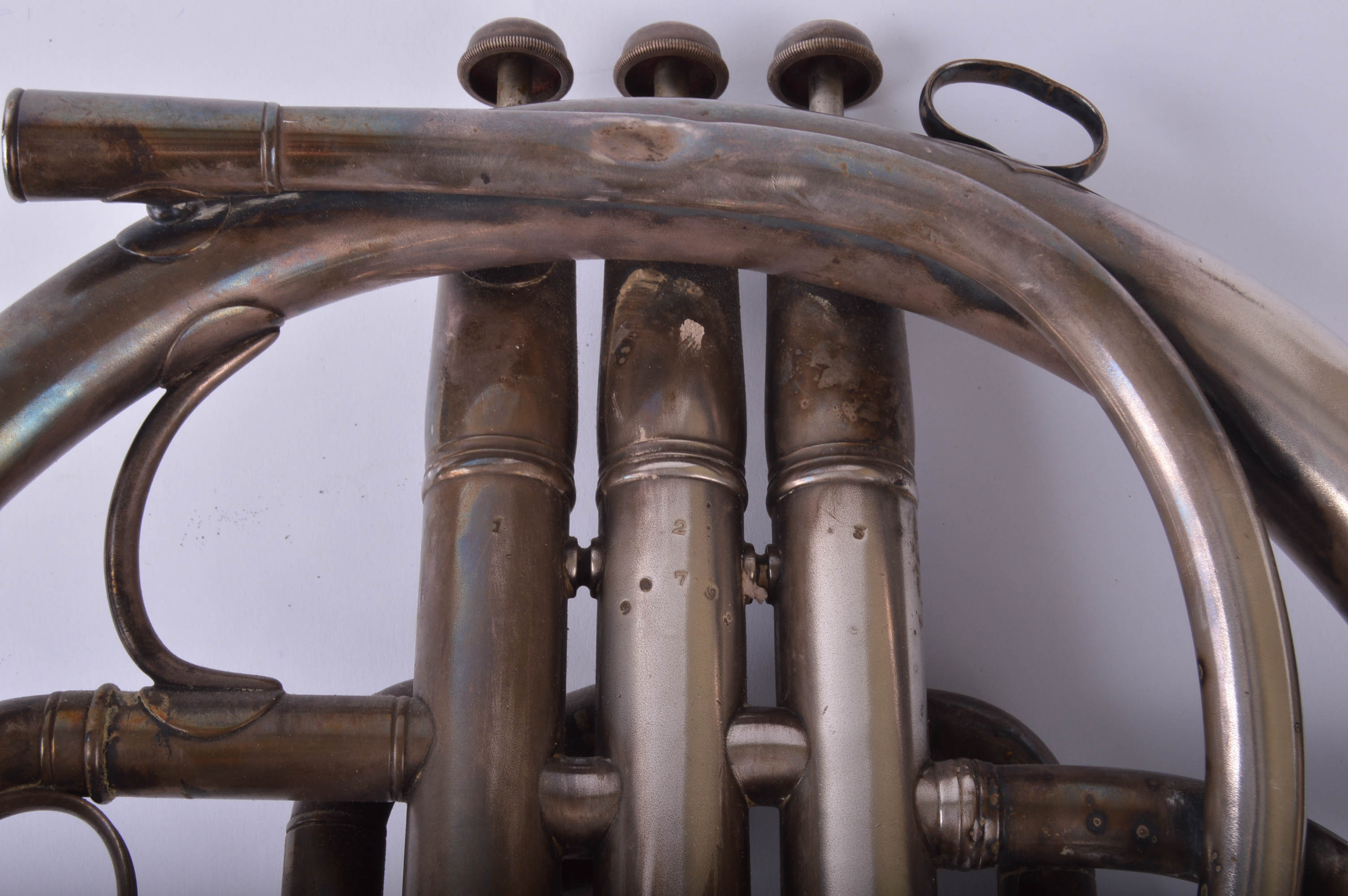 Vintage CG Conn French Horn With Case