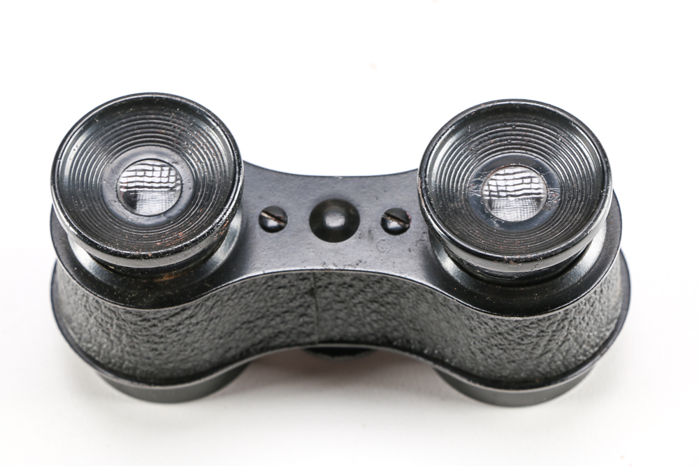 Four Vintage Binoculars with Carrying Cases