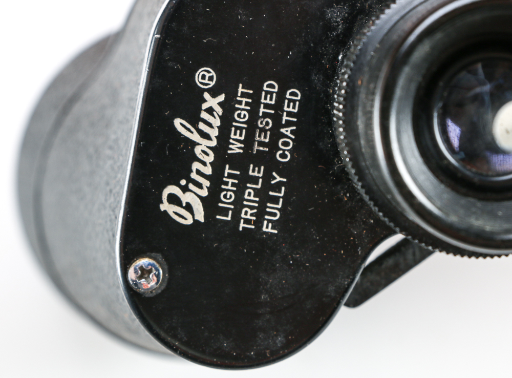 Four Vintage Binoculars with Carrying Cases