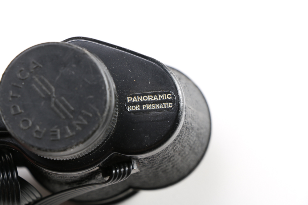 Four Vintage Binoculars with Carrying Cases