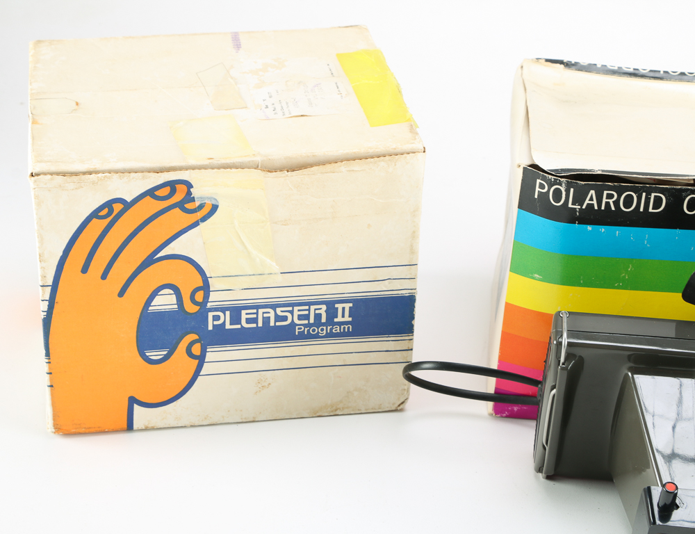 Collection of Vintage Instant and Folding Cameras