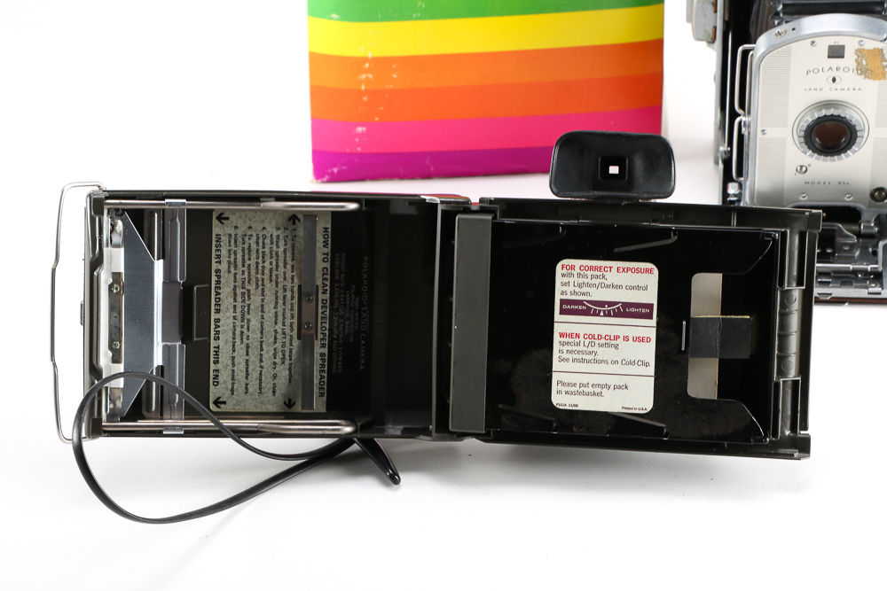 Collection of Vintage Instant and Folding Cameras