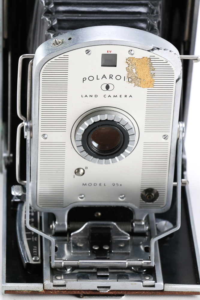 Collection of Vintage Instant and Folding Cameras
