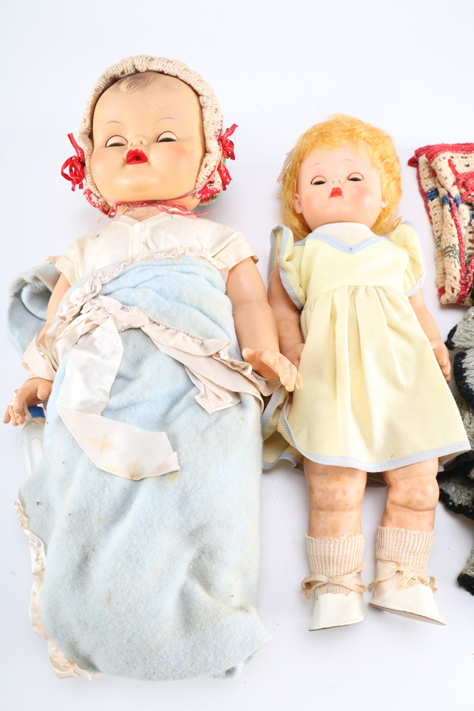 1950s Dolls Featuring an Allied Eastern AE Baby Doll