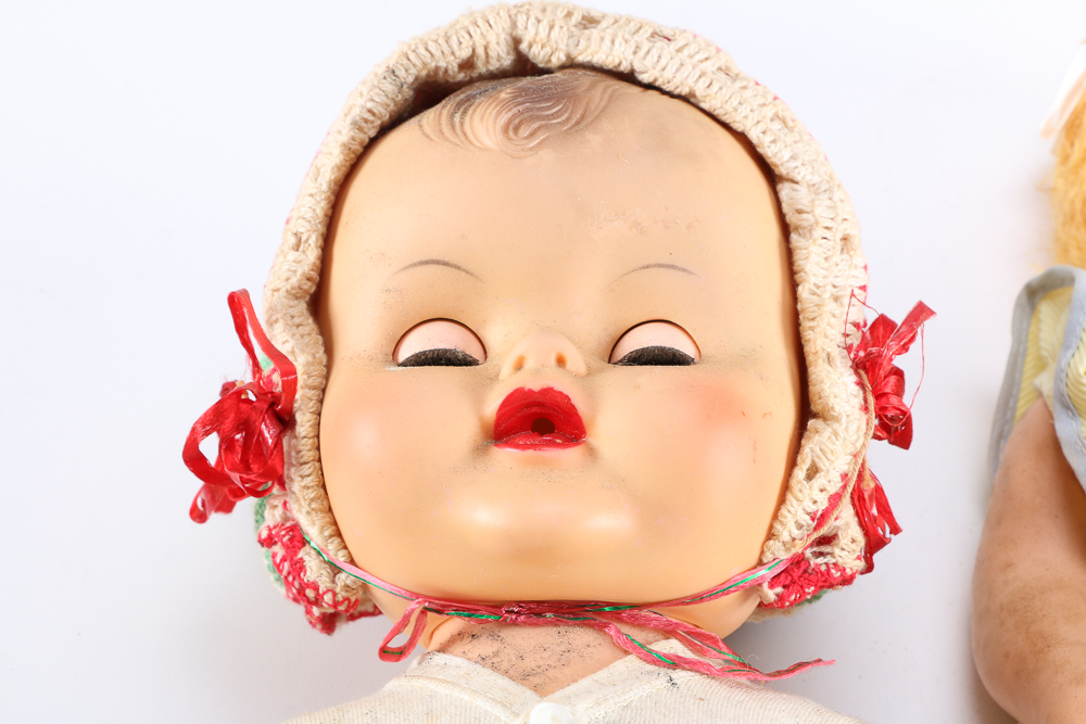 1950s Dolls Featuring an Allied Eastern AE Baby Doll