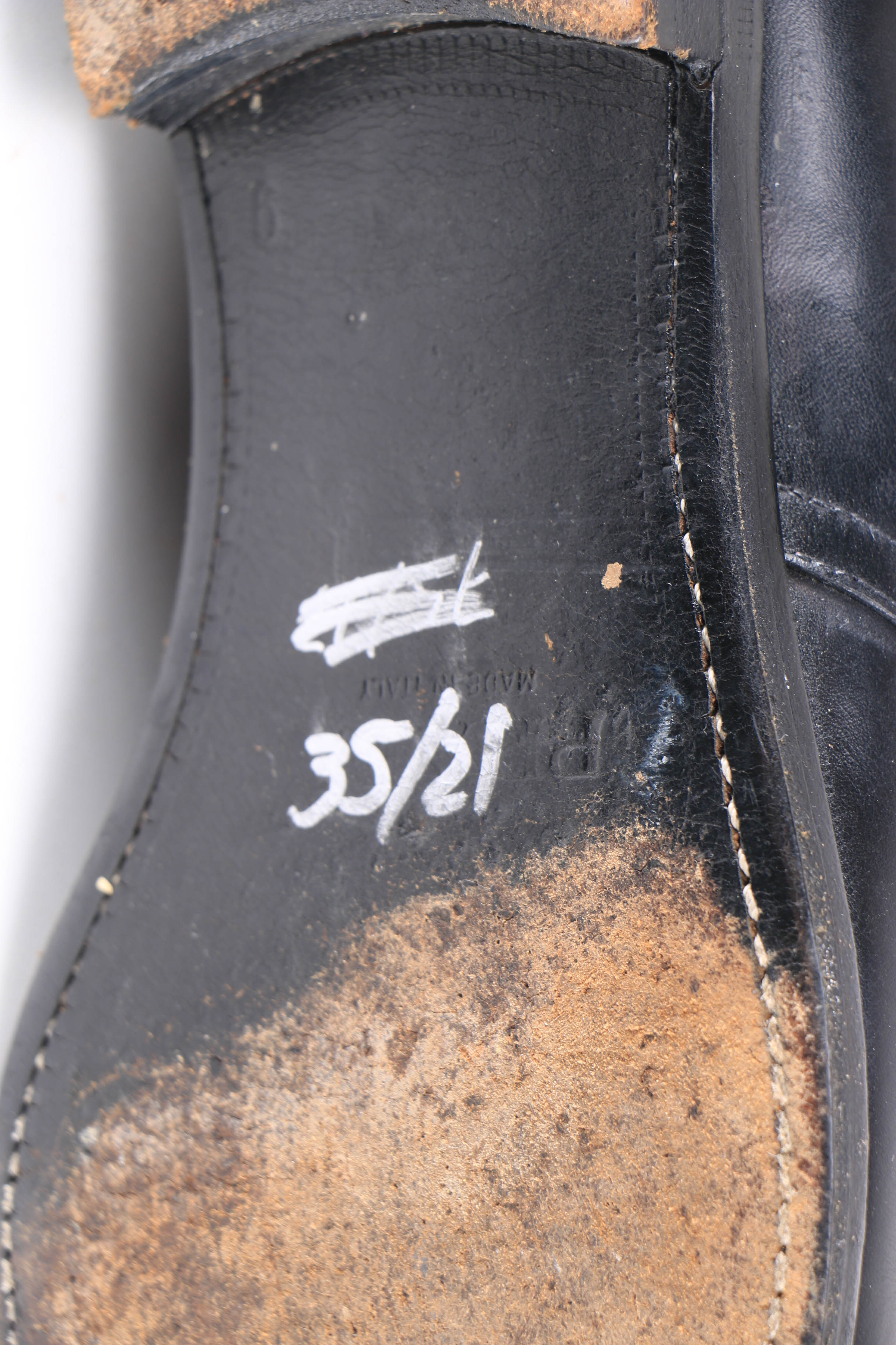 Men's Prada Saffiano Leather Monk Strap Shoes