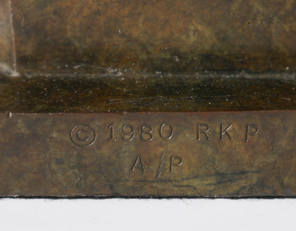 Erte Artist Proof Bronze Sculpture "An Evening in 1922"