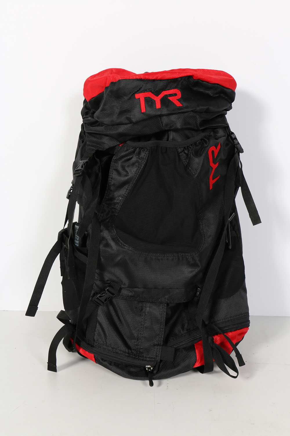 TYR Backpack and Timberland Hiking Shoes