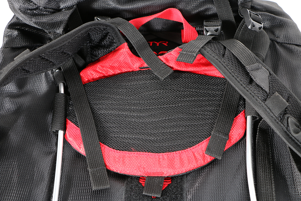 TYR Backpack and Timberland Hiking Shoes