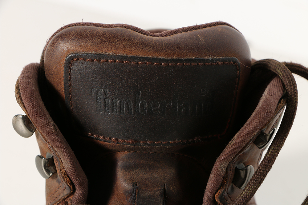 TYR Backpack and Timberland Hiking Shoes