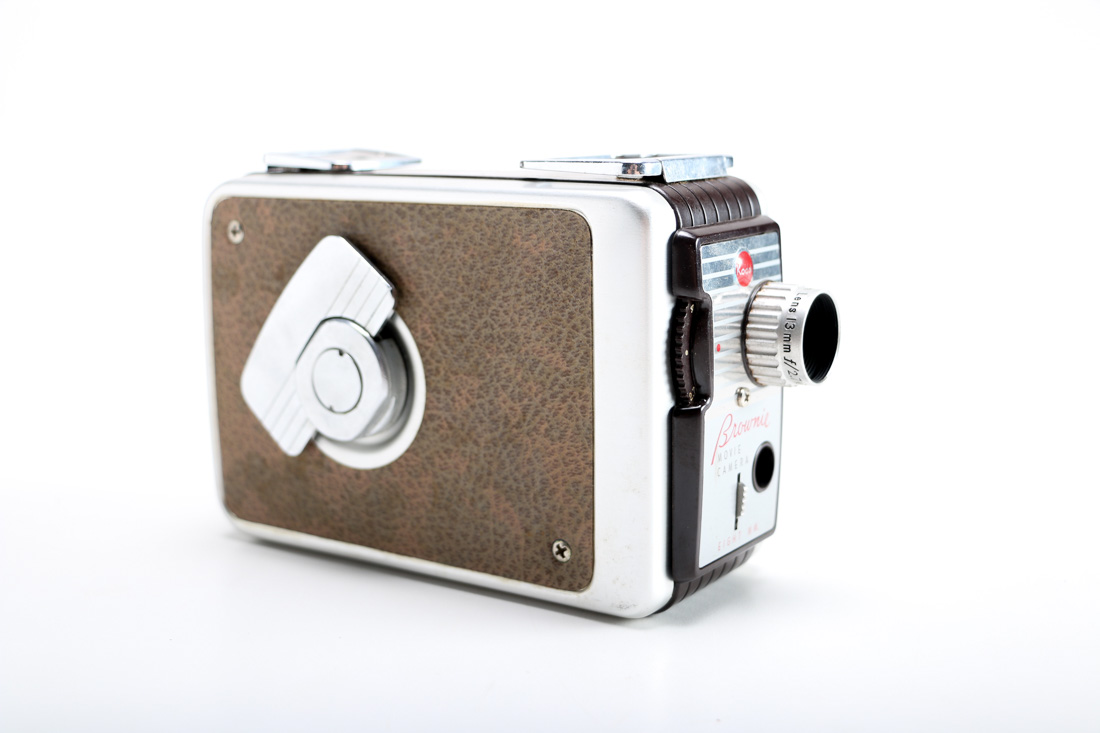 Two Kodak Brownie Movie Cameras 8 mm 1956s and 1960s