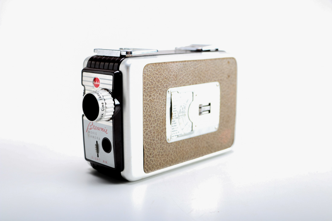 Two Kodak Brownie Movie Cameras 8 mm 1956s and 1960s