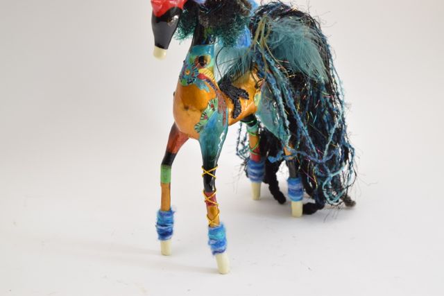 Signed Horse Sculpture by Jeanie Shackelford