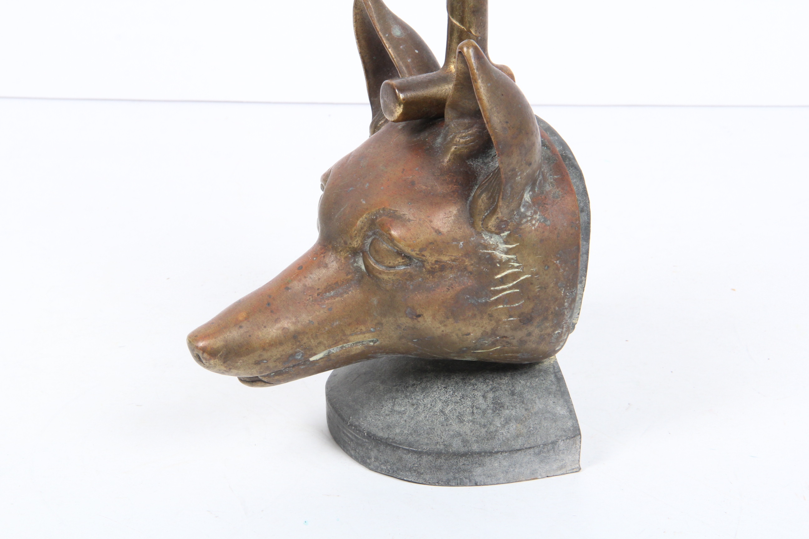 Antique Brass Fox Door Stop