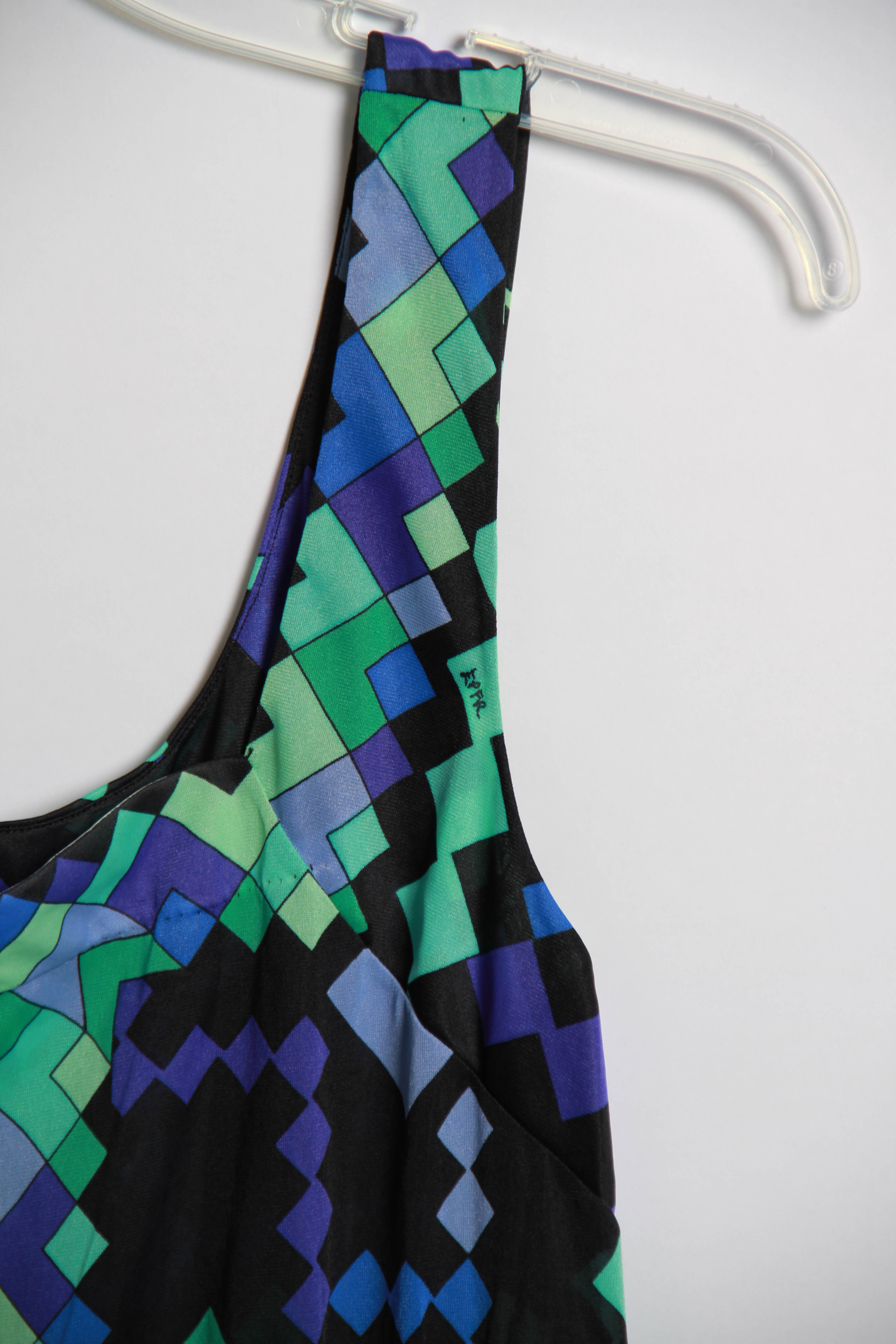 Vintage Emilio Pucci for Formfit Rogers Nightgown and Robe set