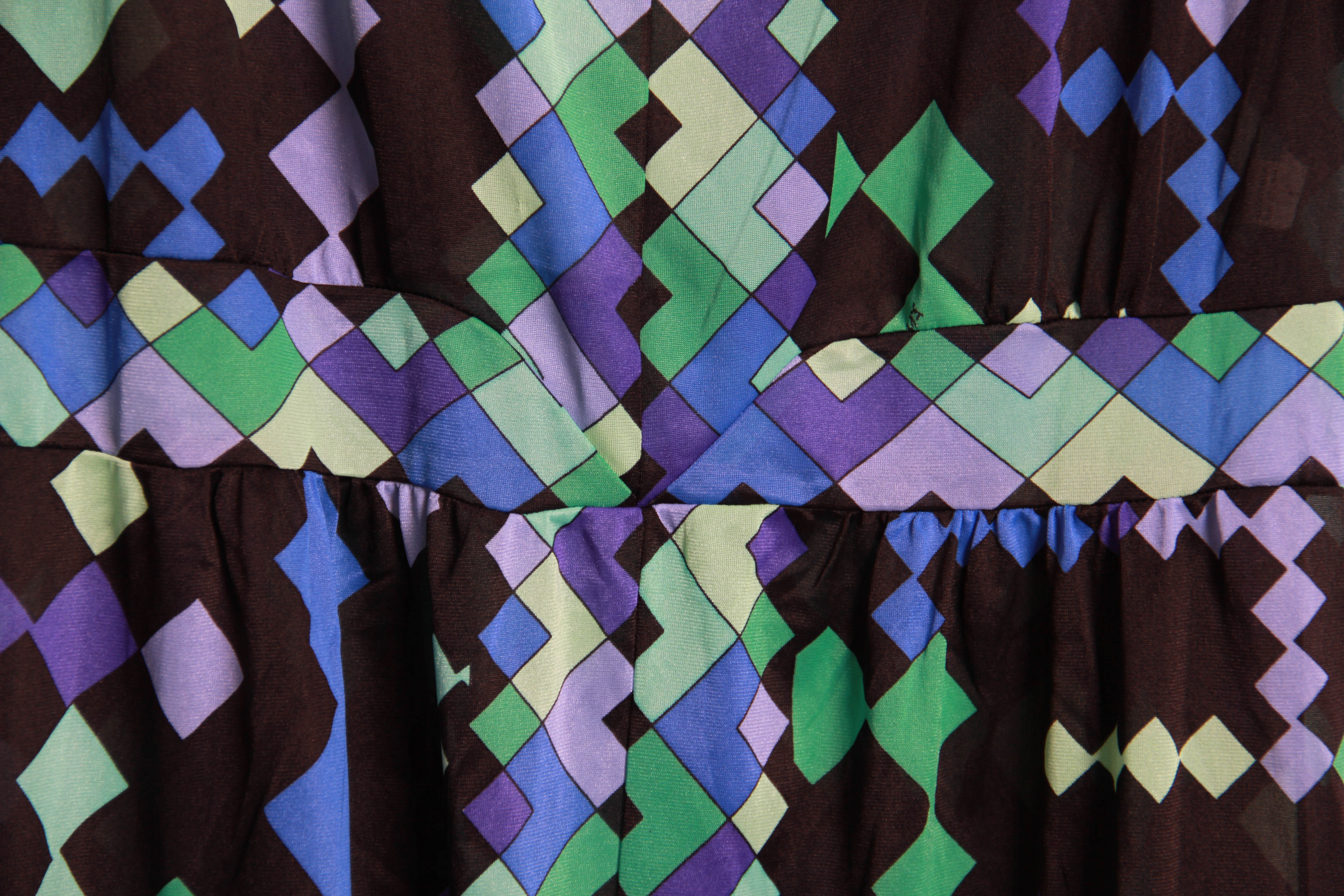 Vintage Emilio Pucci for Formfit Rogers Nightgown and Robe set