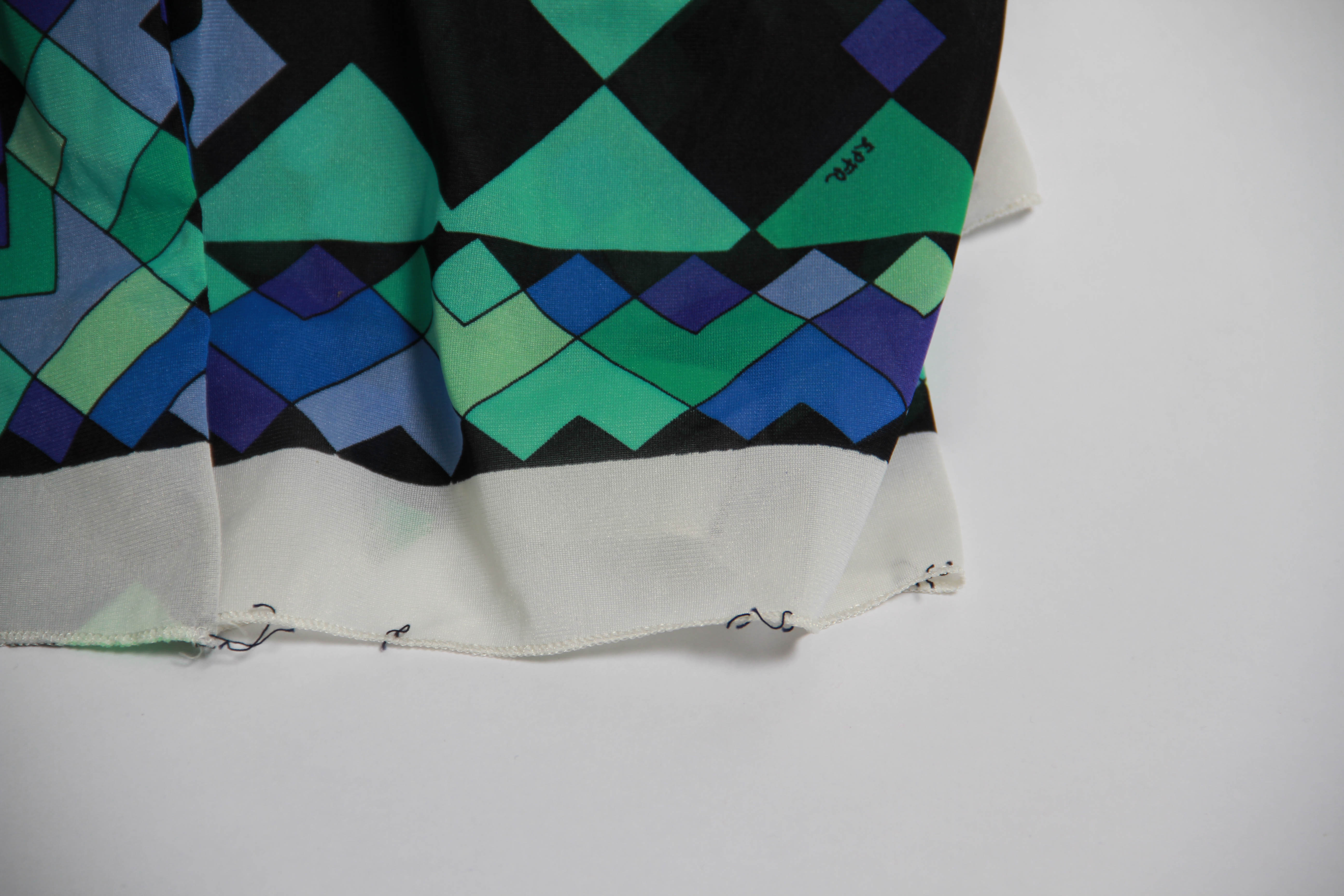 Vintage Emilio Pucci for Formfit Rogers Nightgown and Robe set