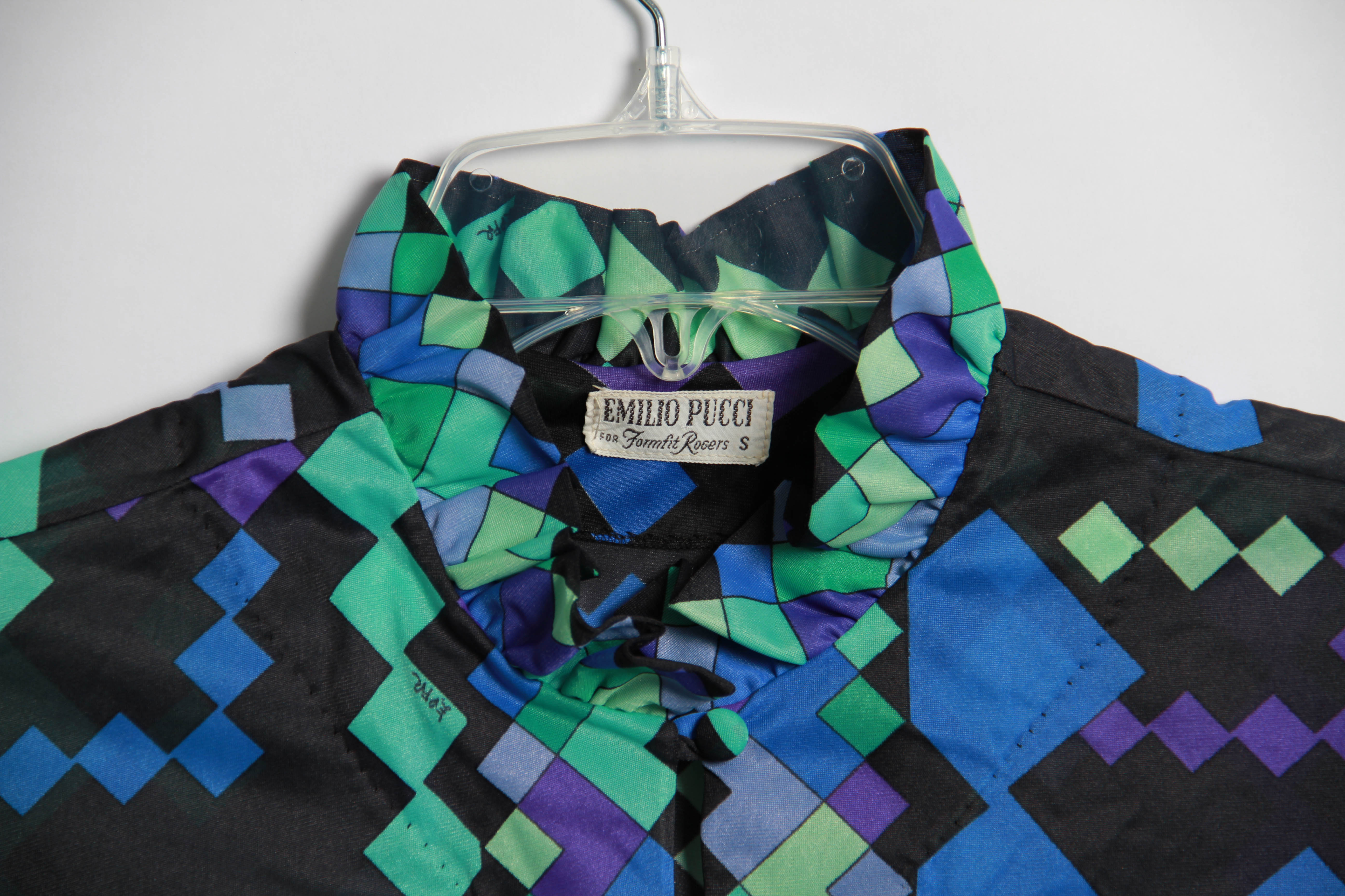 Vintage Emilio Pucci for Formfit Rogers Nightgown and Robe set