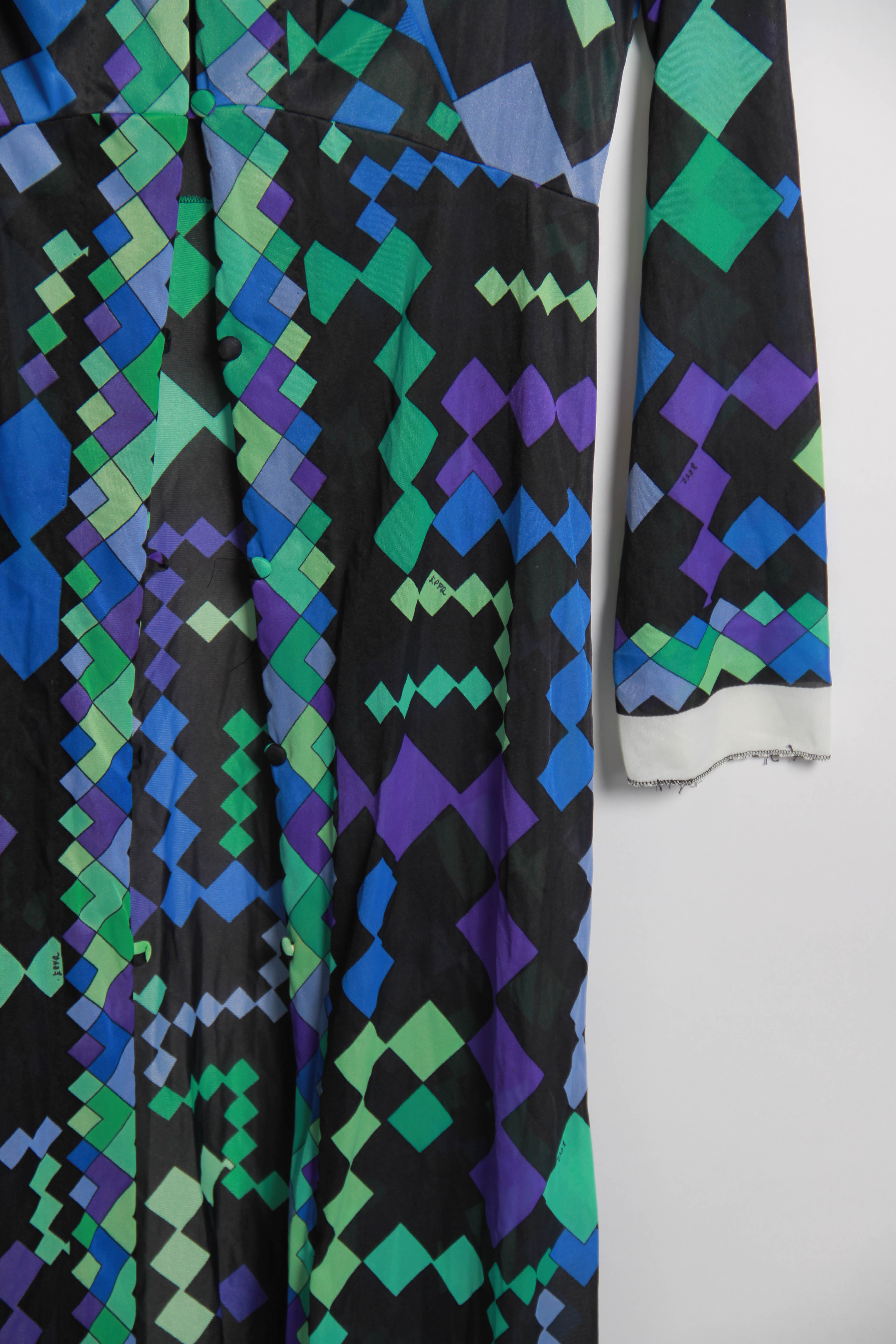 Vintage Emilio Pucci for Formfit Rogers Nightgown and Robe set