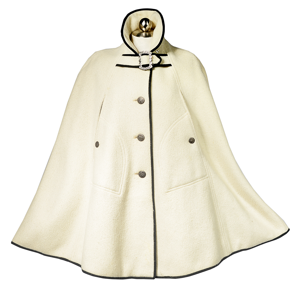 1960s Austrian Sportmodelle Wool Cape
