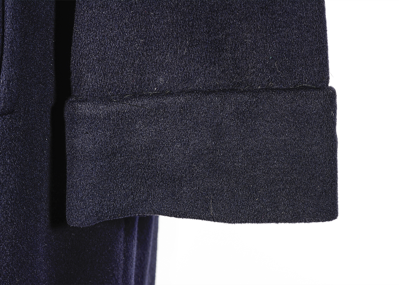 Vintage Saks Fifth Avenue Vicuna Dark Blue Coat