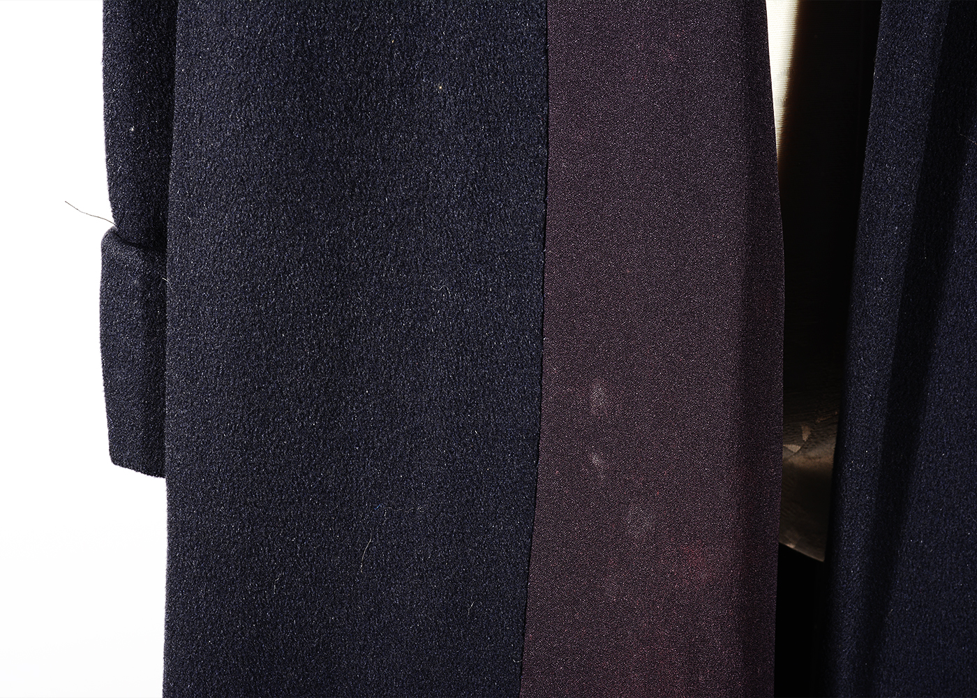 Vintage Saks Fifth Avenue Vicuna Dark Blue Coat