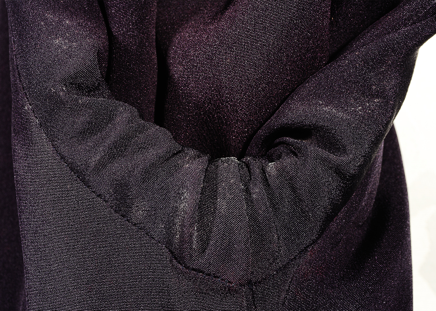 Vintage Saks Fifth Avenue Vicuna Dark Blue Coat