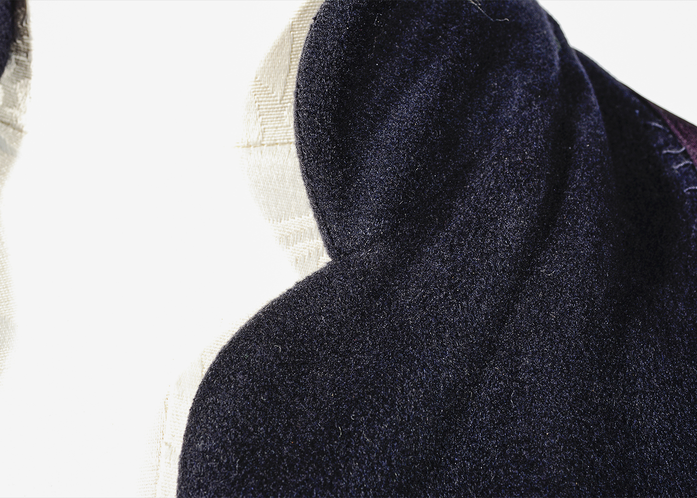 Vintage Saks Fifth Avenue Vicuna Dark Blue Coat