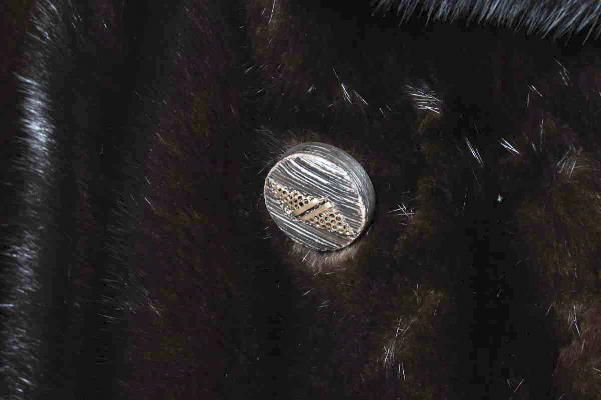 Vintage Black Diamond Brand Mink Fur Coat