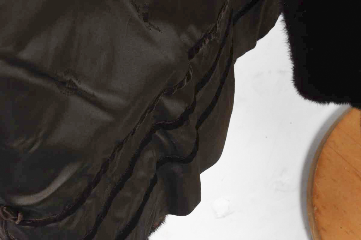 Vintage Black Diamond Brand Mink Fur Coat