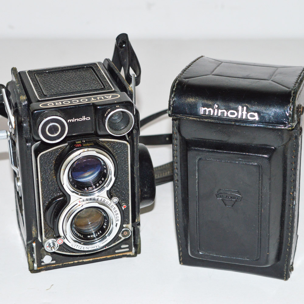 Vintage Minolta Autocord Citizen-MVL with Case