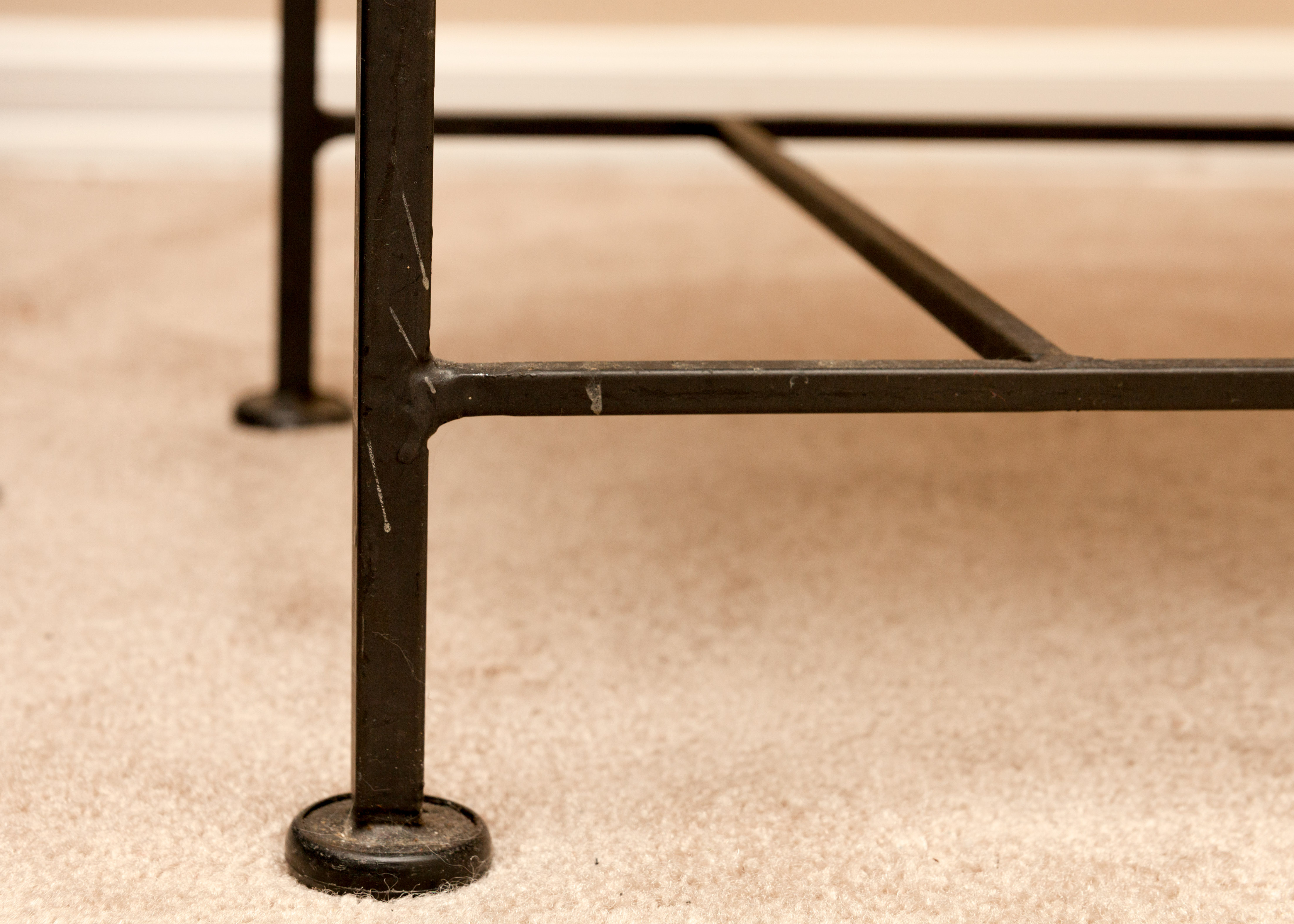 Trunk with Wrought Iron Base