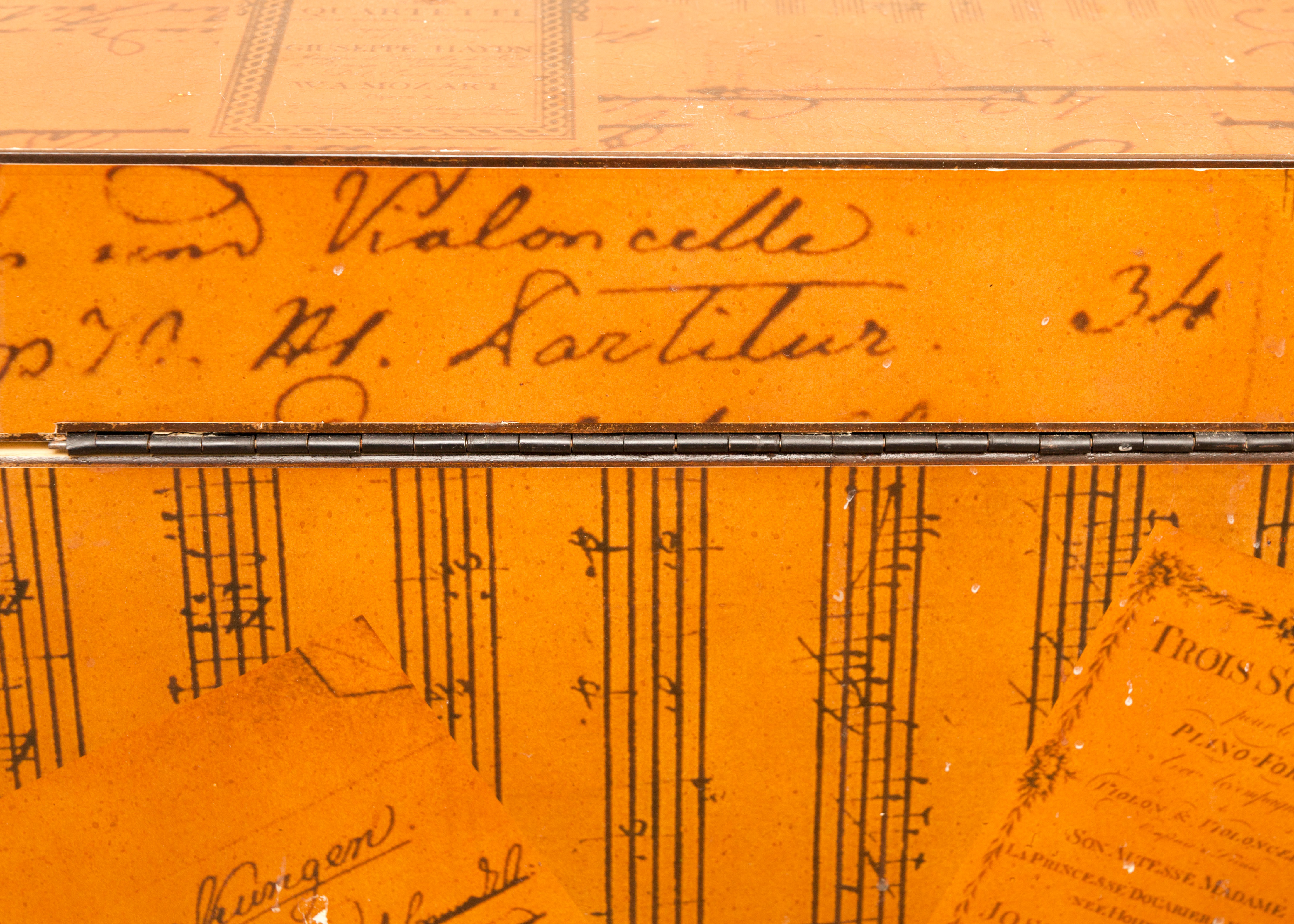 Trunk with Wrought Iron Base