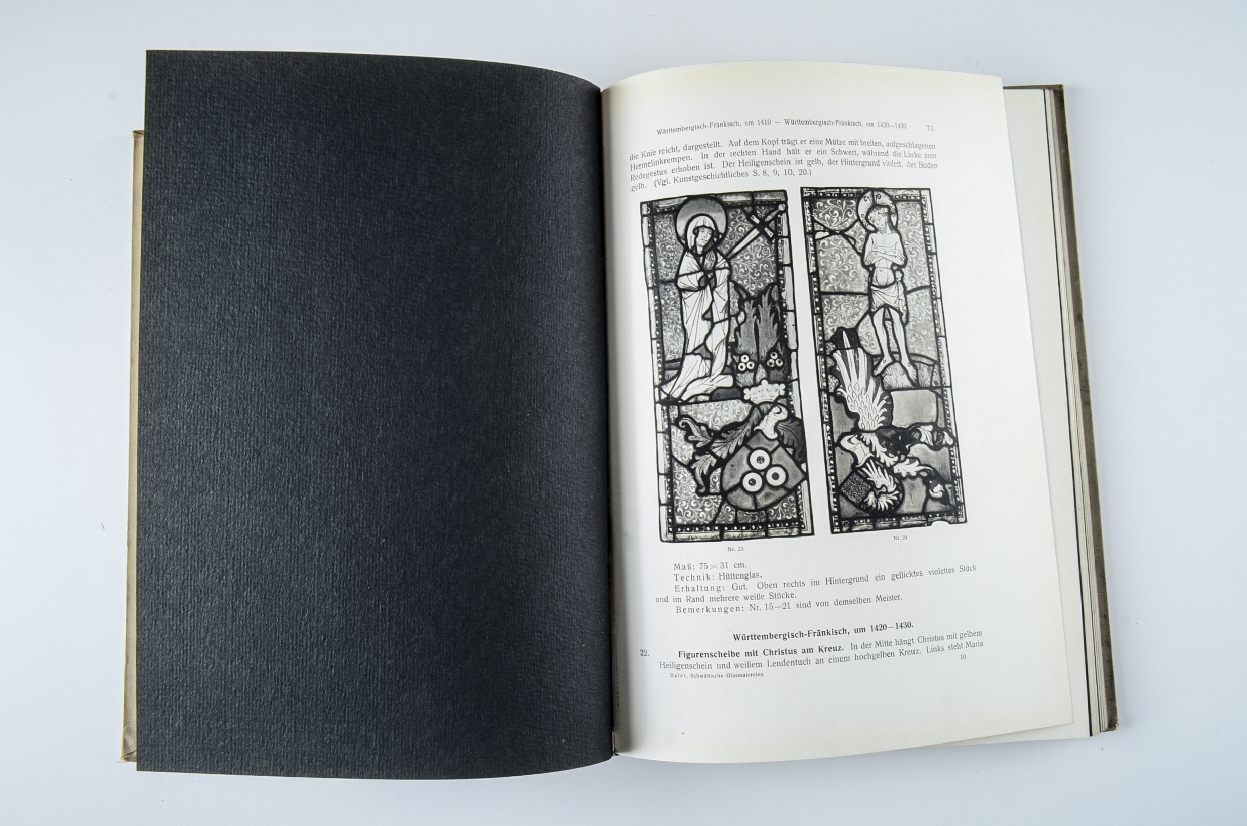 German Book on Stained Glass Entitled, "Schwabische Glasmalerei" by Leo Balet
